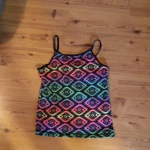 Girl spaghetti strap tank top